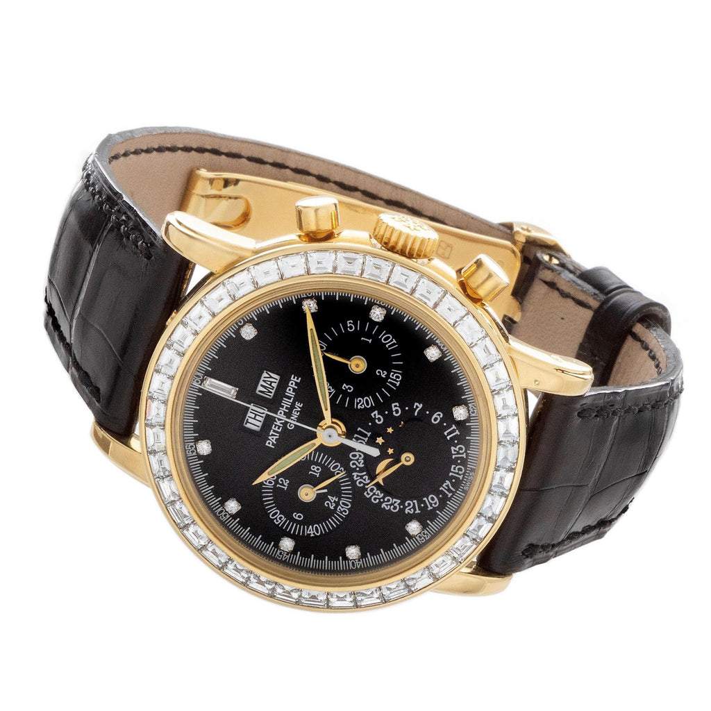 Patek Philippe 3990EJ Perpetual Calendar Chronograph Watch circa 1999