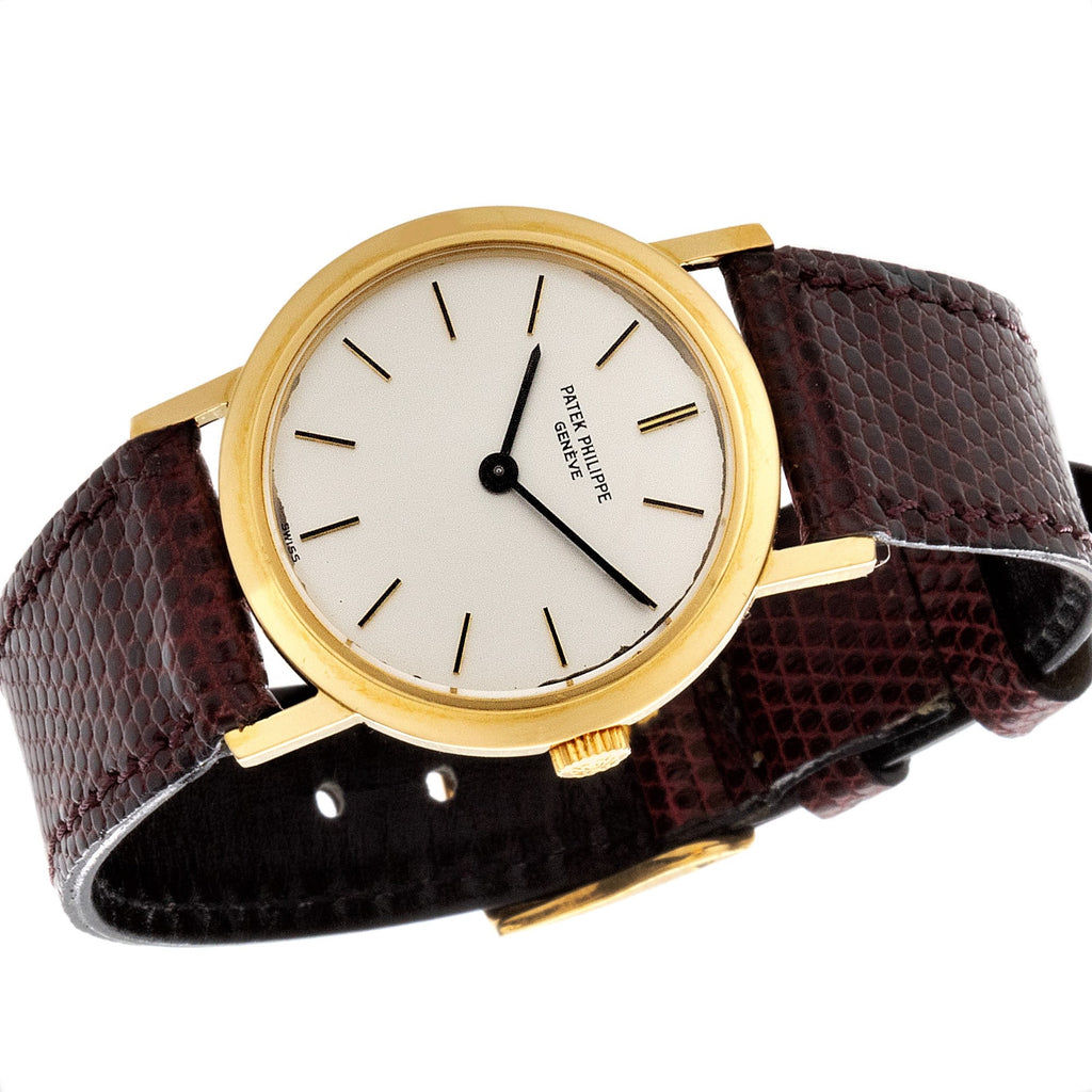 Patek Philippe 4184J Vintage Extra Thin Ladies Calatrava Watch Circa 1970