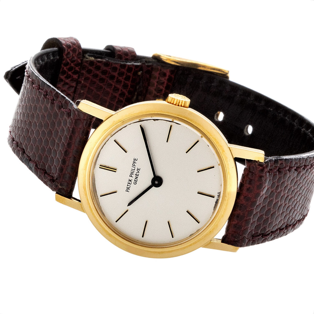 Patek Philippe 4184J Vintage Extra Thin Ladies Calatrava Watch Circa 1970