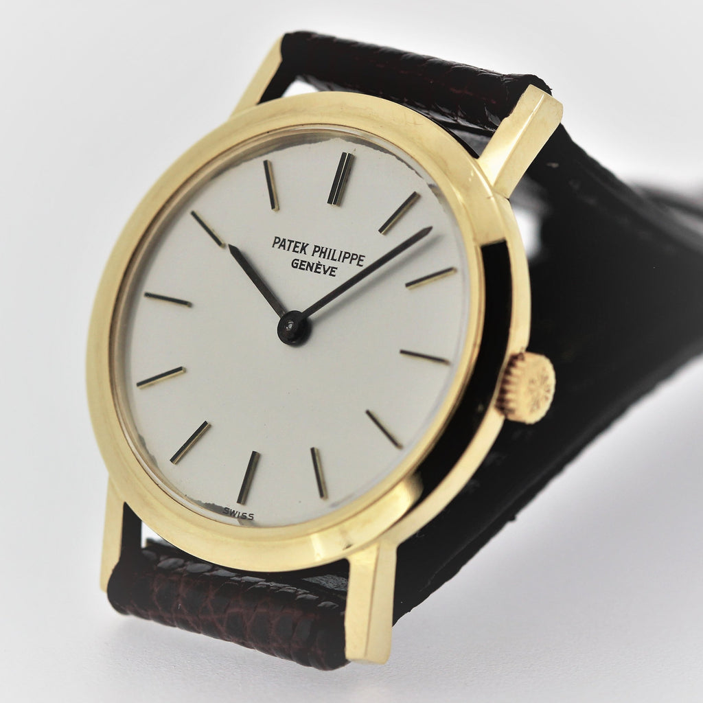 Patek Philippe 4184J Vintage Extra Thin Ladies Calatrava Watch Circa 1970