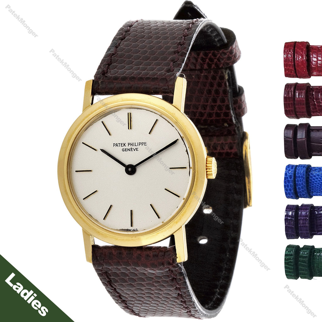 Patek Philippe 4184J Vintage Extra Thin Ladies Calatrava Watch Circa 1970