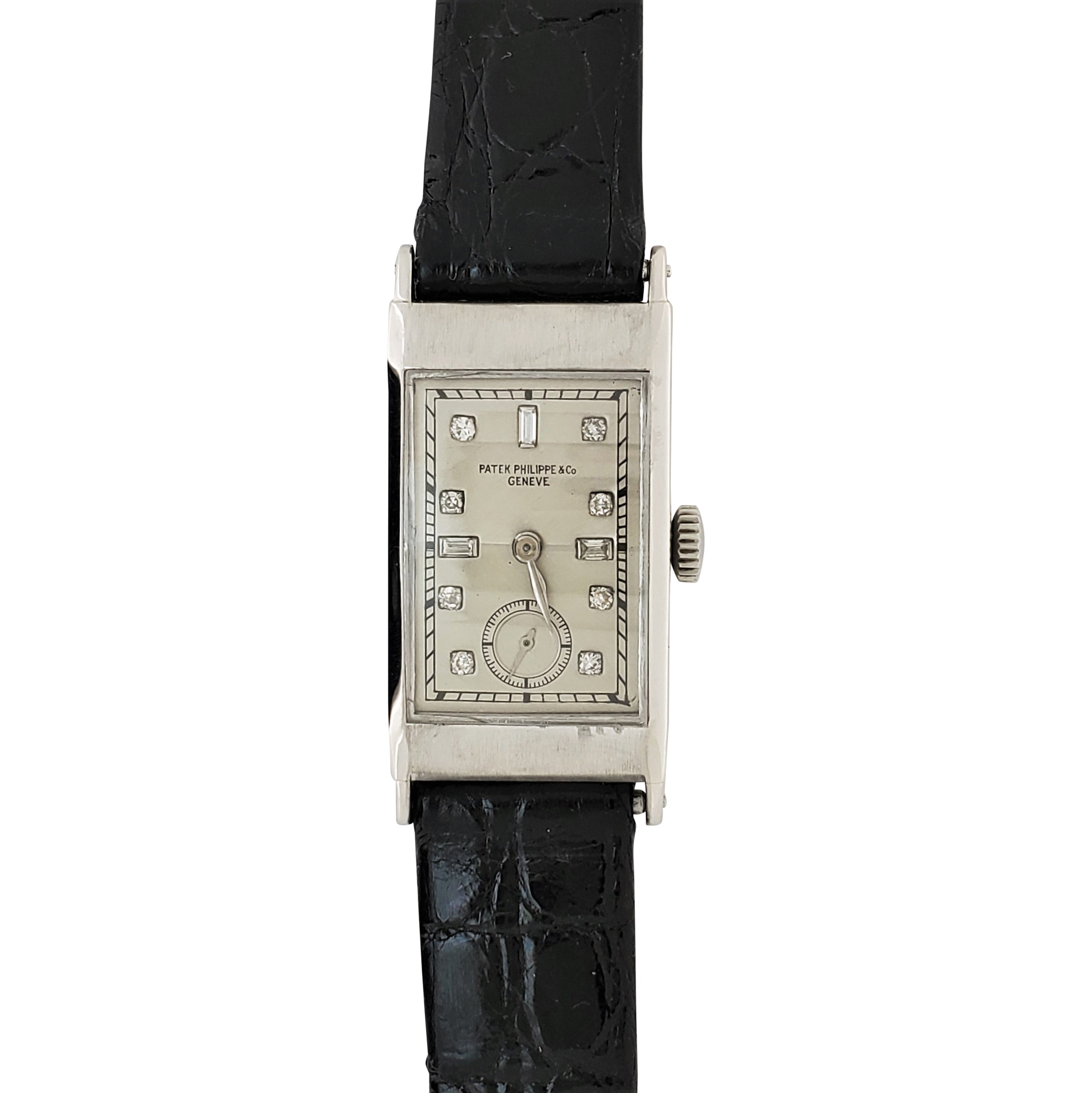 Patek Philippe Tiffany & Co. Early Platinum Art Deco Rectangular Tank –  PatekMonger