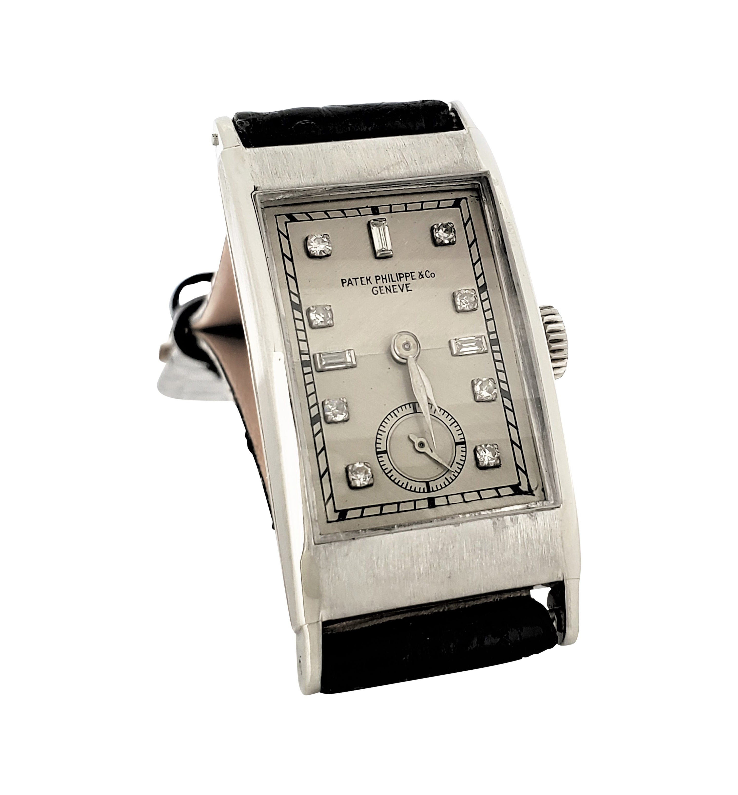 Patek Philippe Tiffany & Co. Early Platinum Art Deco Rectangular Tank –  PatekMonger