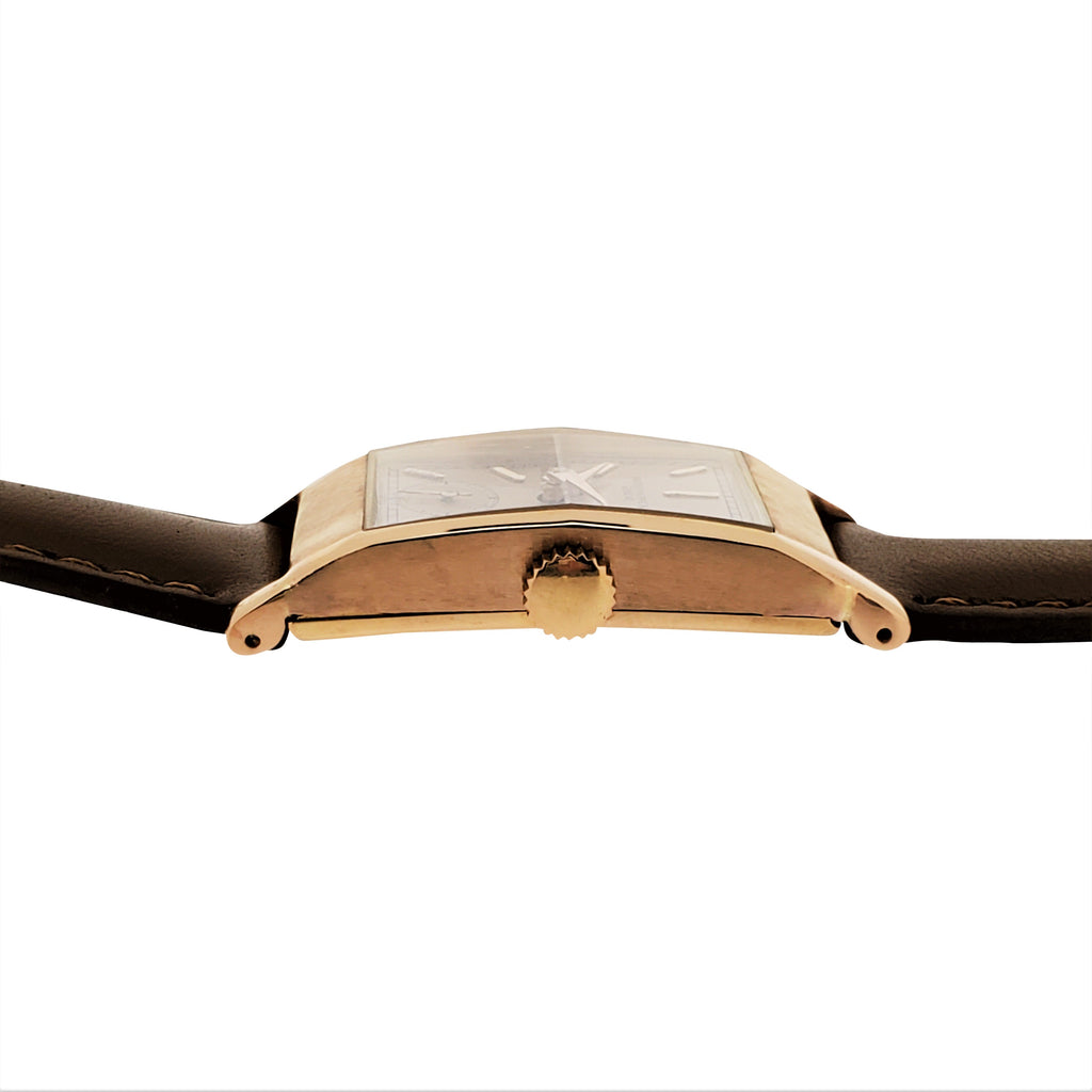 Patek Philippe 425R Vintage Iconic "Tegolino" Art Deco Watch in Rose Gold Circa 1942