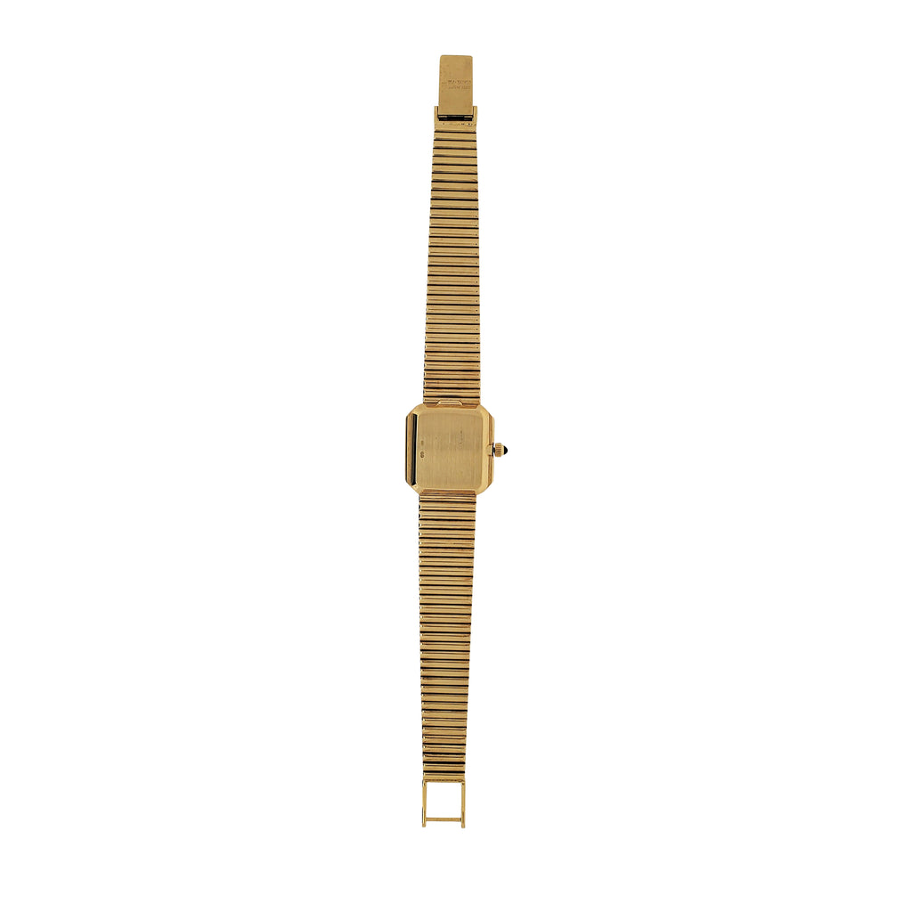 Patek Philippe Ladies 4429/1J Gold Bracelet Watch with Onyx Dial, Circa 1991