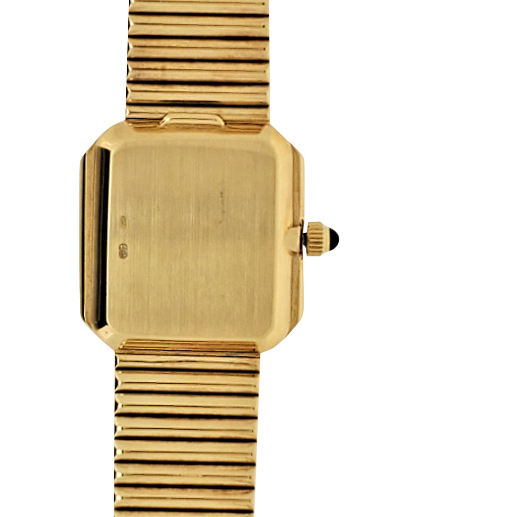 Patek Philippe Ladies 4429/1J Gold Bracelet Watch with Onyx Dial, Circa 1991