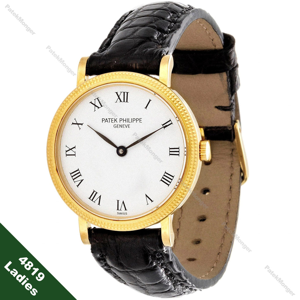 Patek Philippe 4819J Small Ladies Calatrava Watch, 25mm Circa 1995