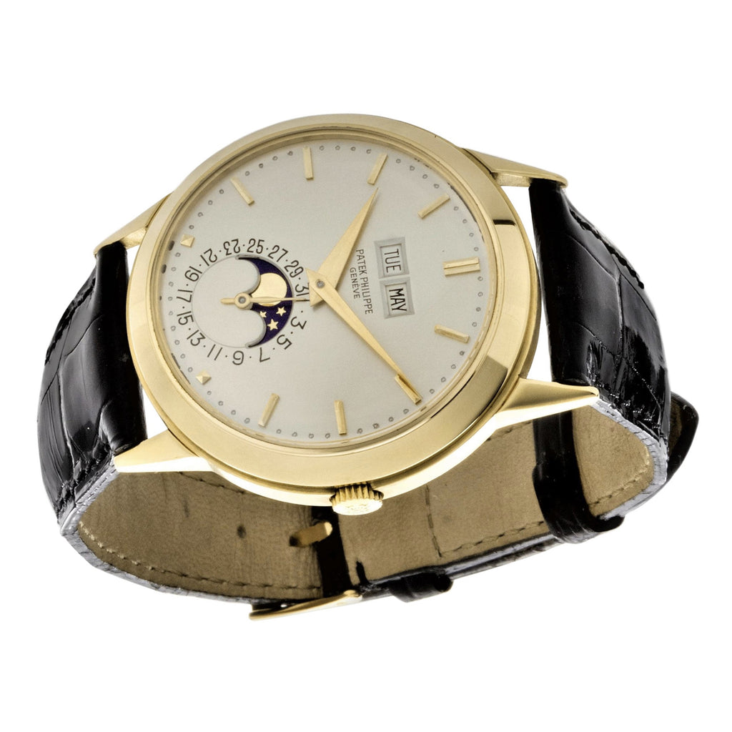 Patek Philippe 3448J Vintage Perpetual Calendar Watch circa 1971