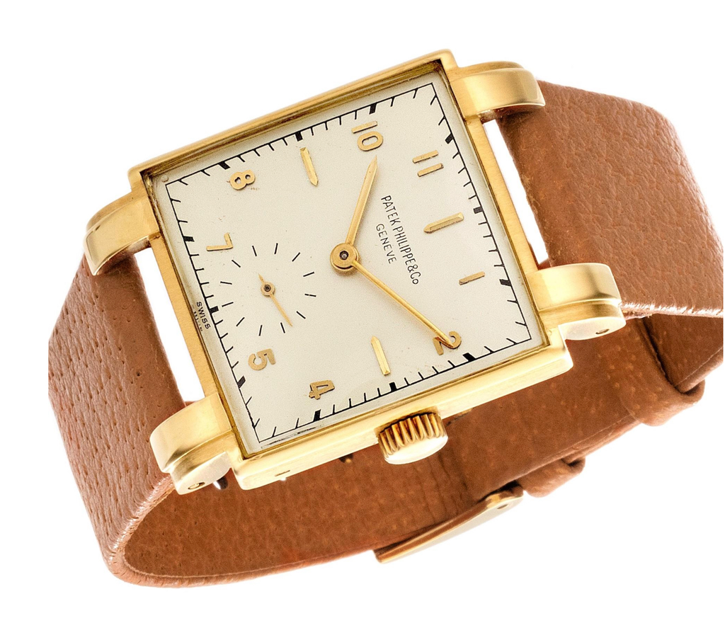 Patek Philippe 1566J Vintage Square Unisex Watch Circa 1947