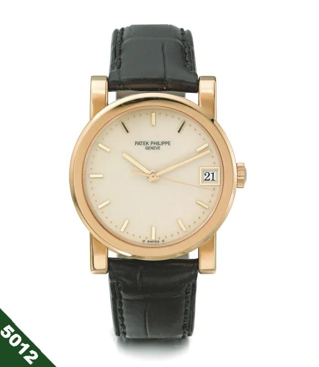 Patek Philippe 5012J Automatic Calatrava Massive Bold Case 34mm Circa 1996 Full Set