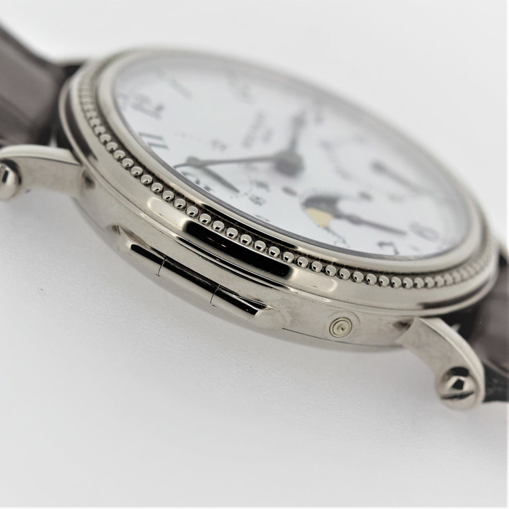 Patek Philippe 5015G Officers Case White Gold Complicated Watch circa 1997