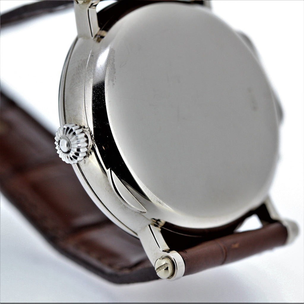 Patek Philippe 5015G Officers Case White Gold Complicated Watch circa 1997