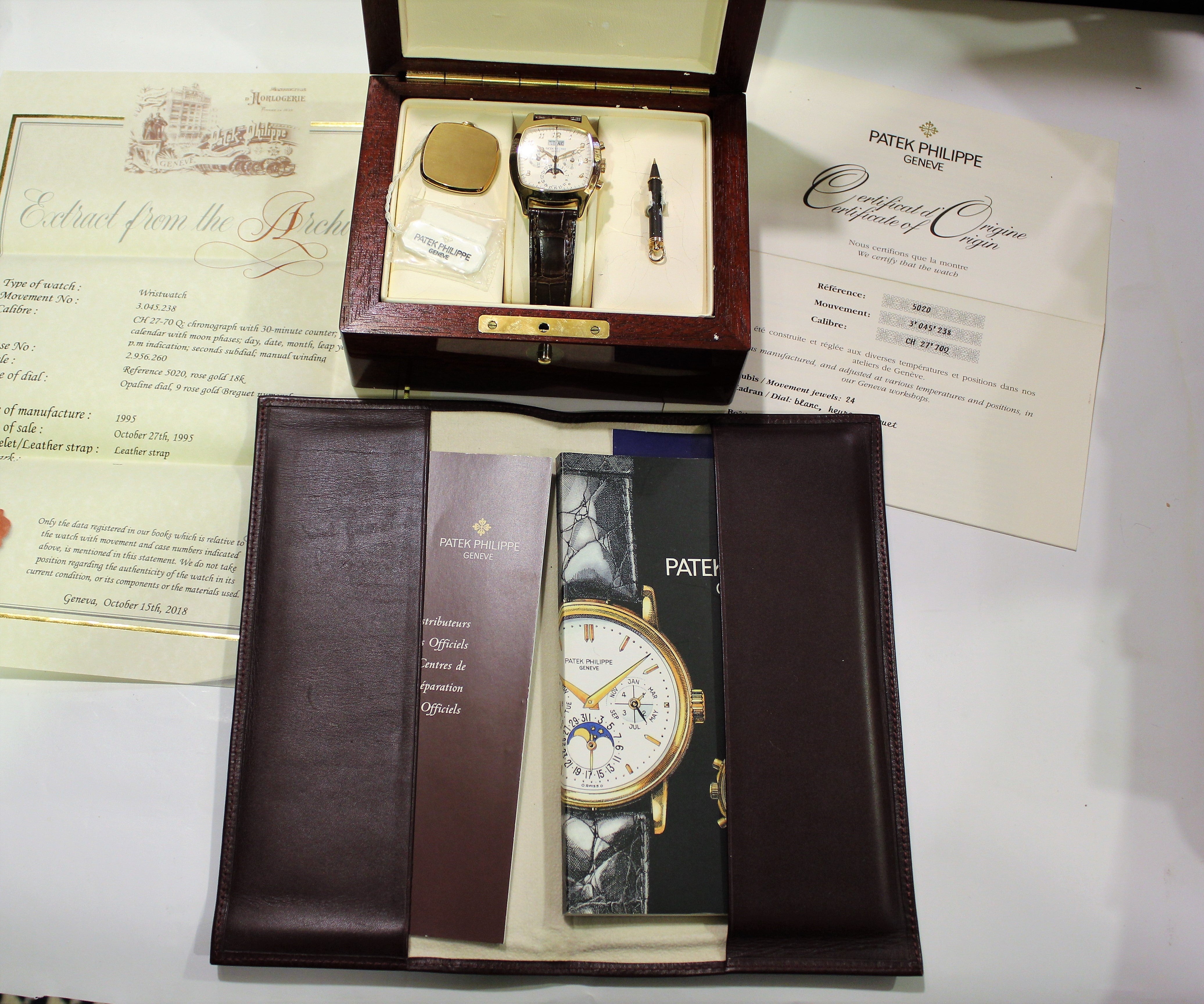 Patek philippe online original watch box