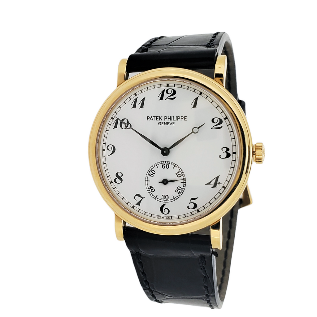 Patek Philippe 5022J Calatrava Officers Breguet Dial Watch circa 1999