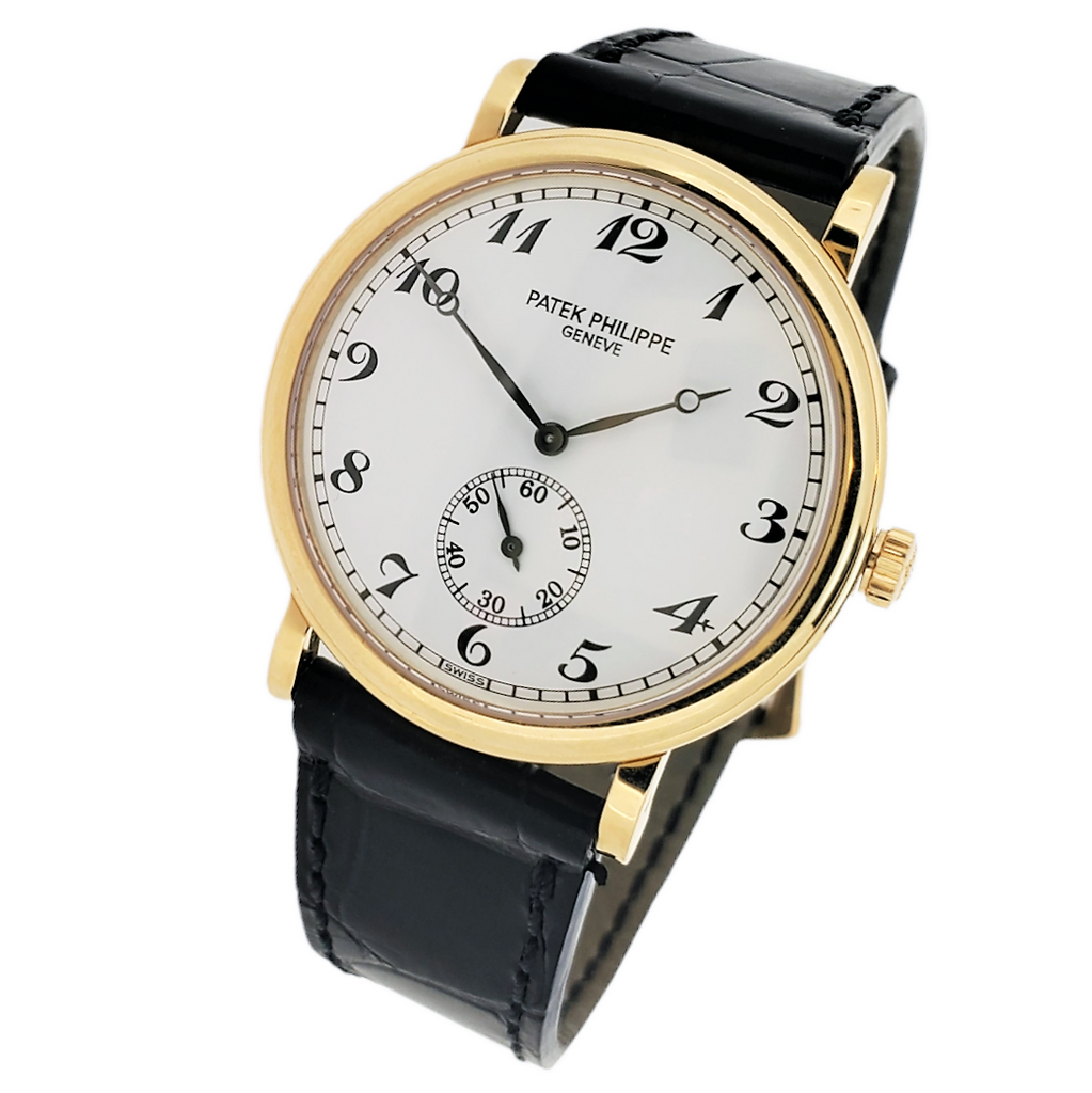 Patek Philippe 5022J Calatrava Officers Breguet Dial Watch circa 1999