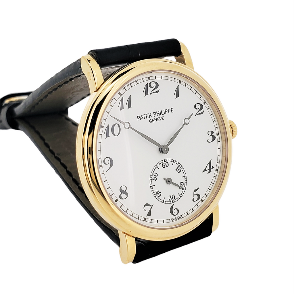 Patek Philippe 5022J Calatrava Officers Breguet Dial Watch circa 1999