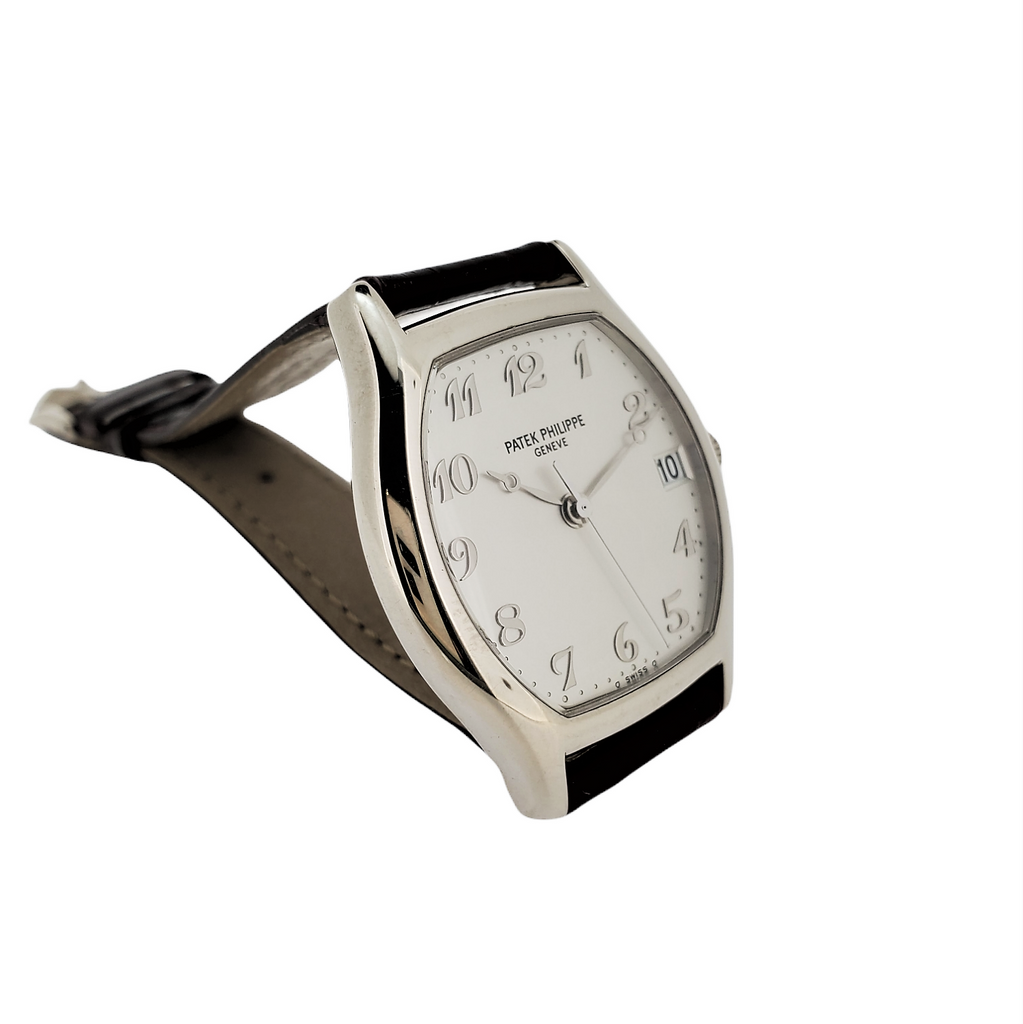 Patek Philippe 5030G White gold Automatic Tonneau shape watch Circa 2000