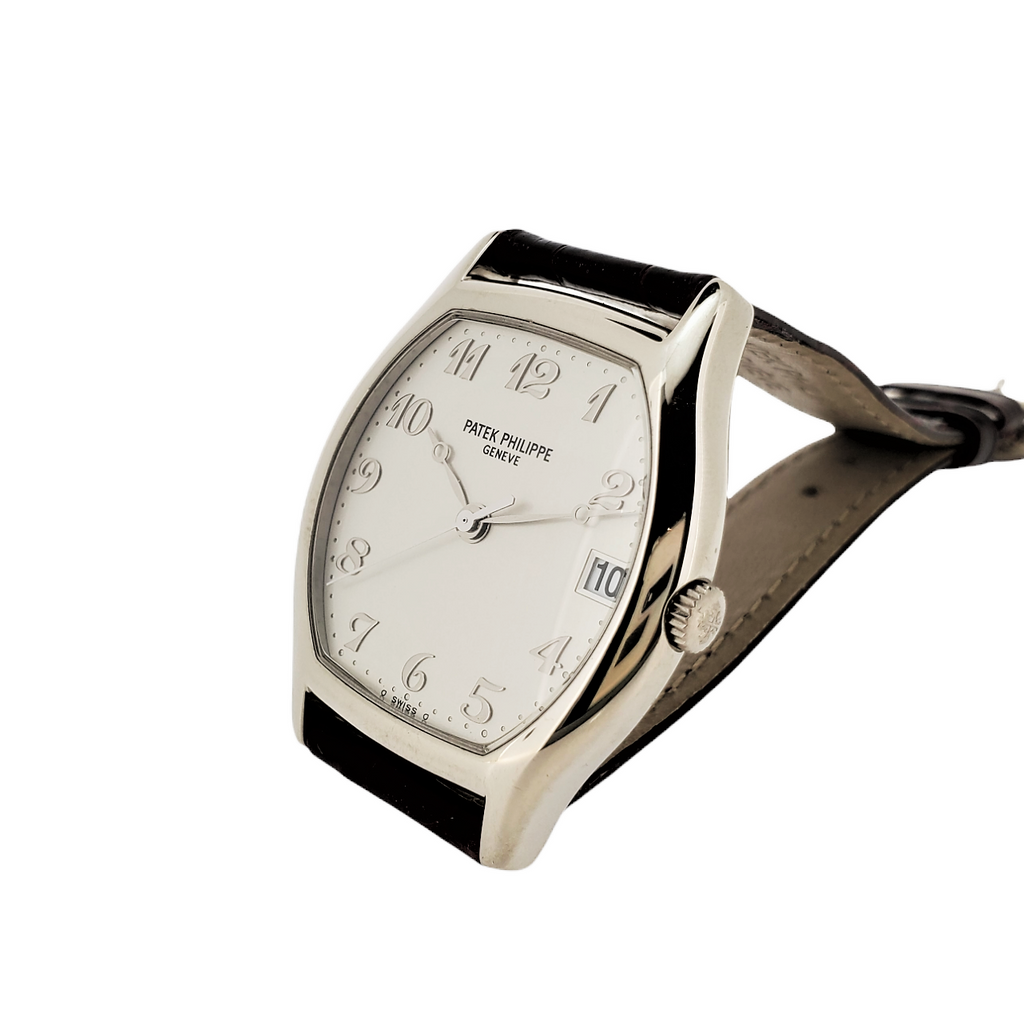 Patek Philippe 5030G White gold Automatic Tonneau shape watch Circa 2000
