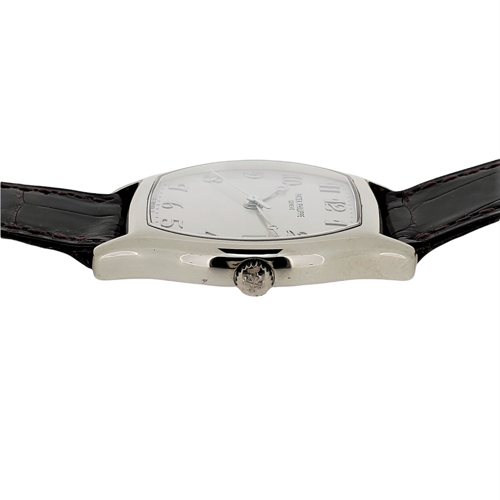 Patek Philippe 5030G White gold Automatic Tonneau shape watch Circa 2000