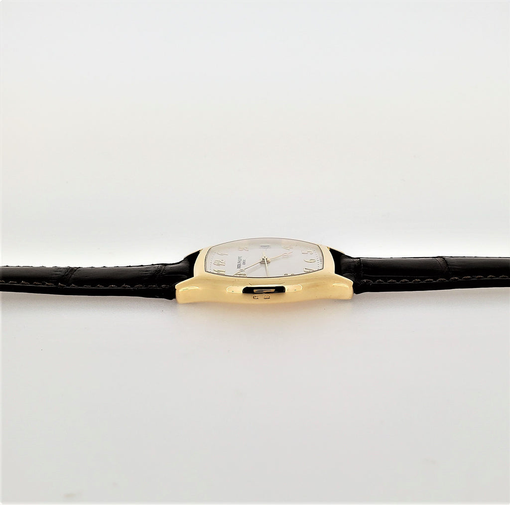 Patek Philippe 5030J Yellow gold Automatic Tonneau shape watch Circa 1995