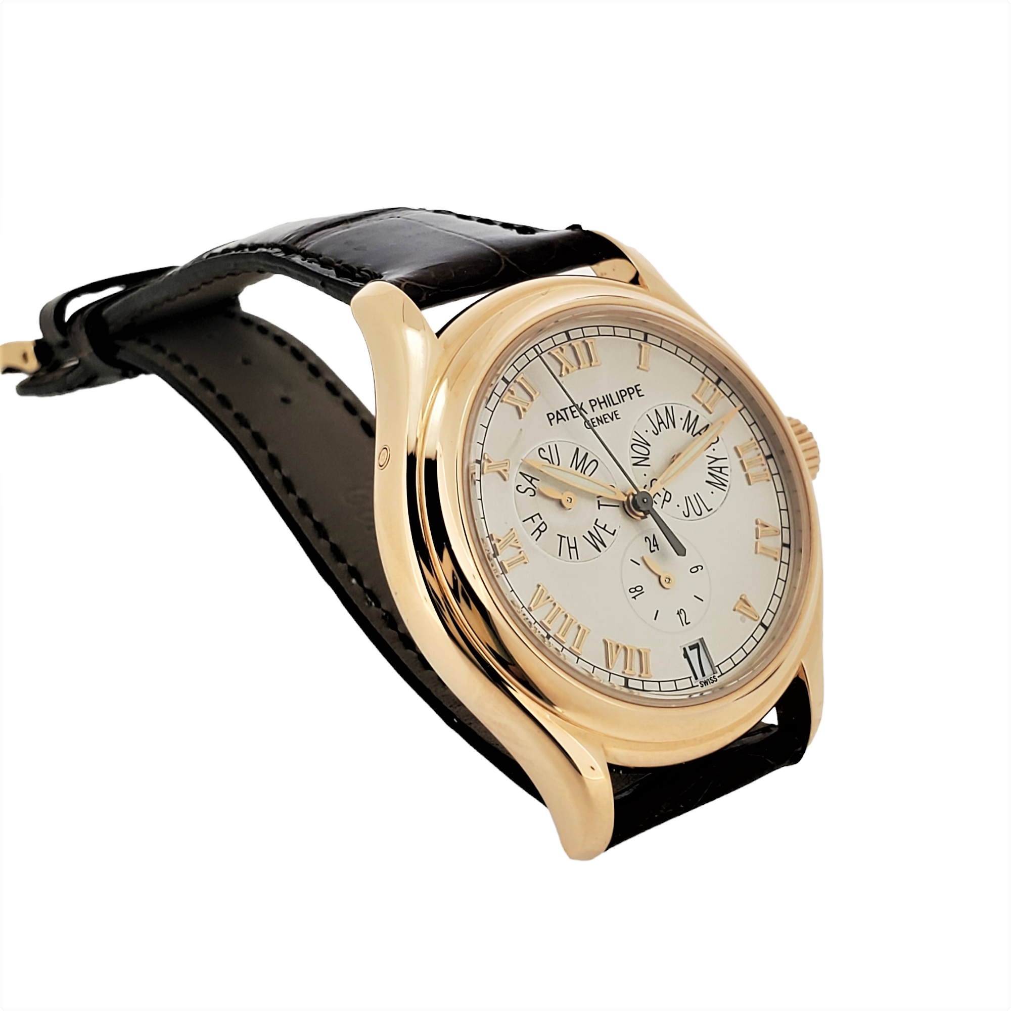 Patek Philippe 5035R Annual Calendar Complicated watch Circa 2000 ful PatekMonger