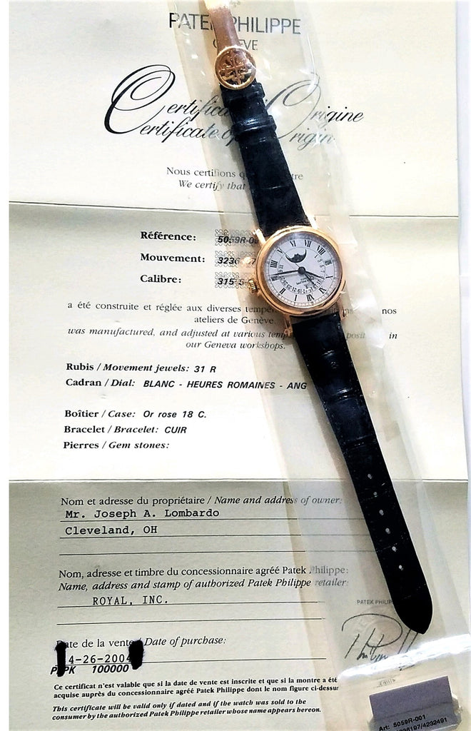 Patek Philippe 5059R-001 Perpetual Calendar Watch