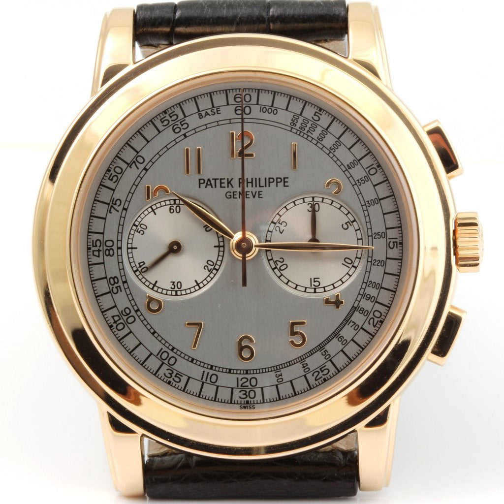 Patek Philippe 5070R Chronograph Watch Rose gold 42 mm Case Circa 2004