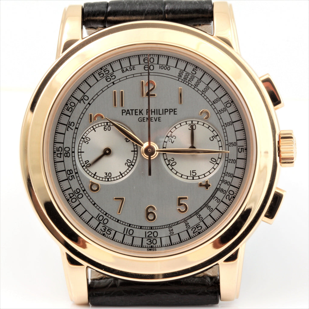 Patek Philippe 5070R Chronograph Watch Rose gold 42mm, Full Set- Circa 2004