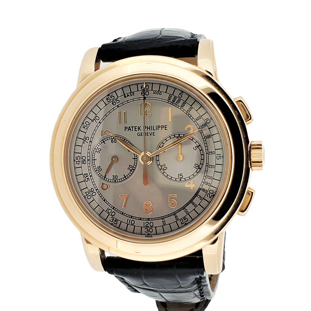 Patek Philippe 5070R Chronograph Watch Rose gold 42mm, Full Set- Circa 2004