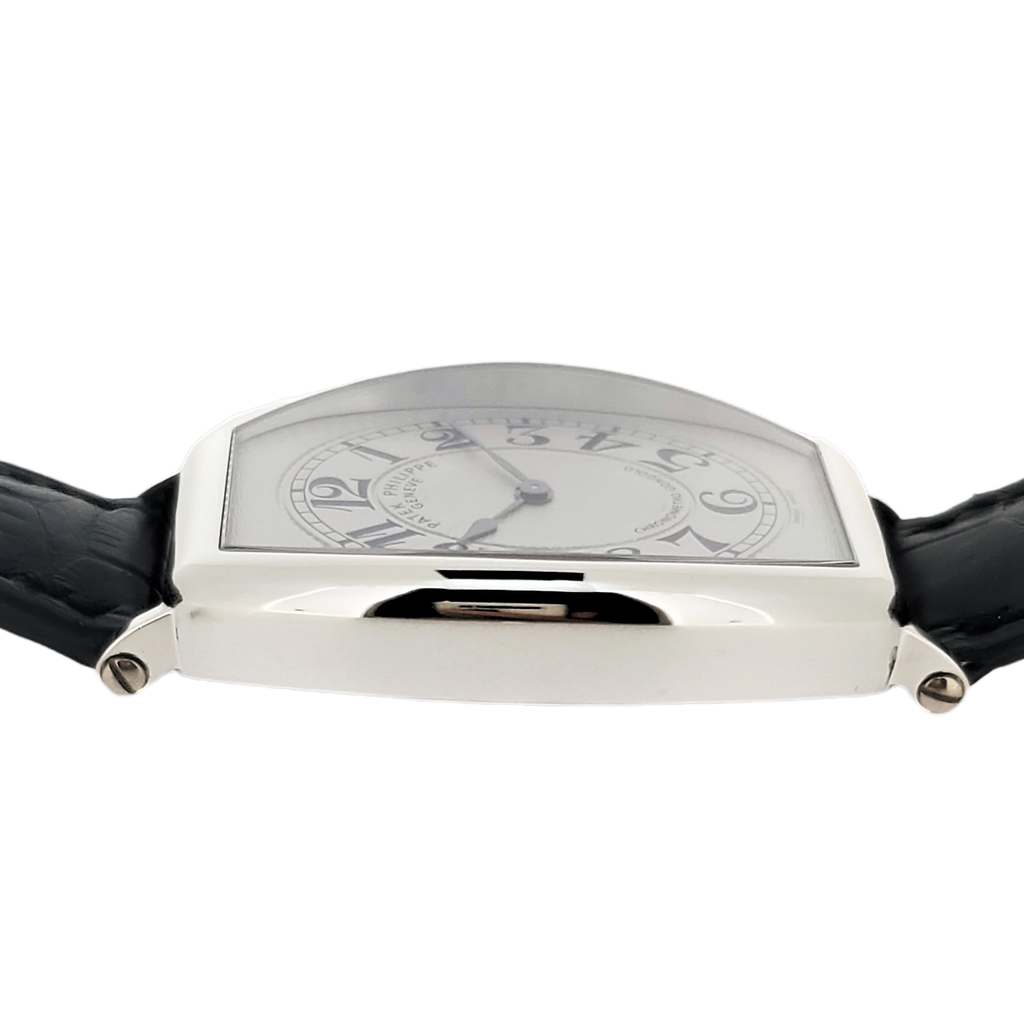 Patek Philippe 5098P Platinum Tonneau Shape Gondolo Watch Circa 2015