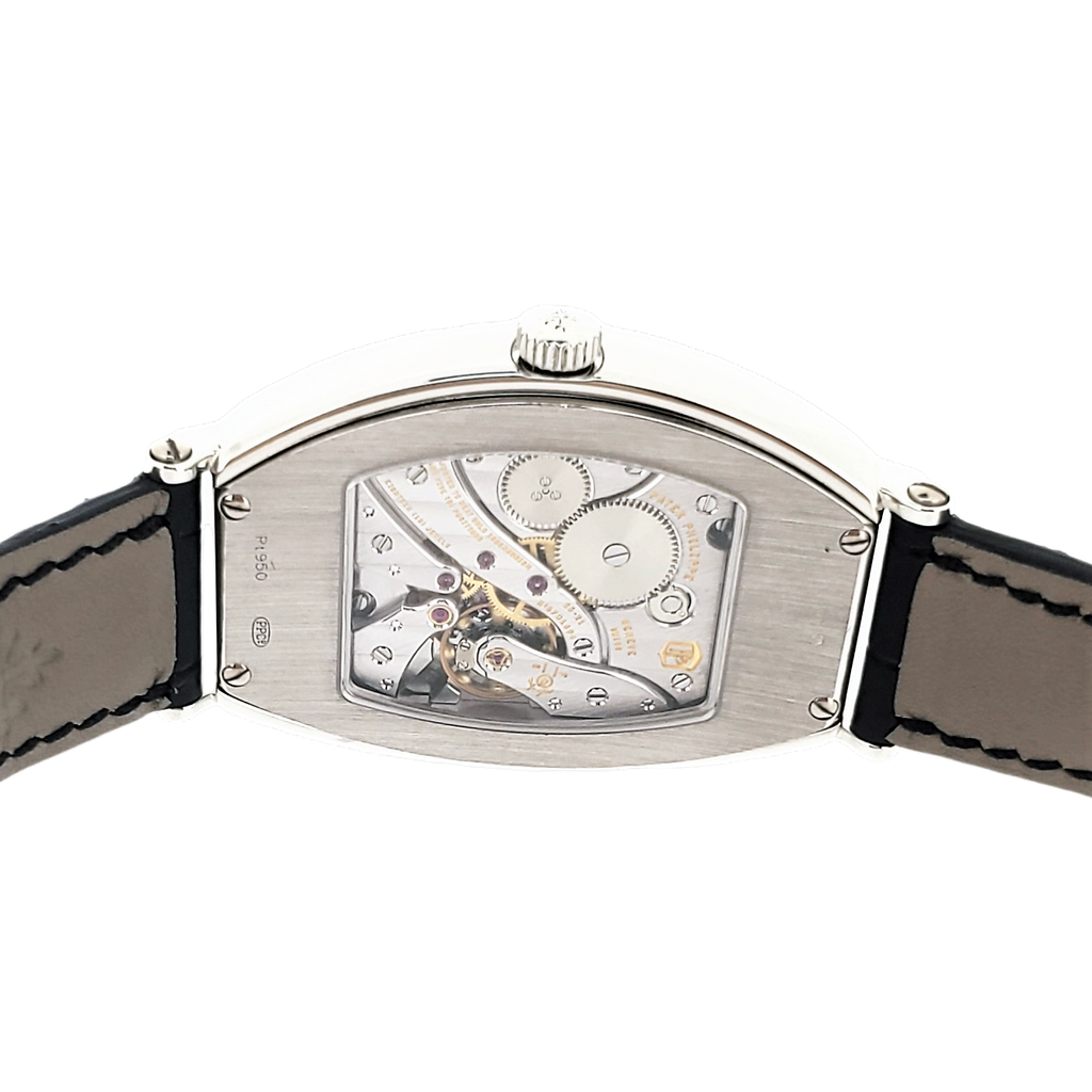 Patek Philippe 5098P Platinum Tonneau Shape Gondolo Watch Circa 2015