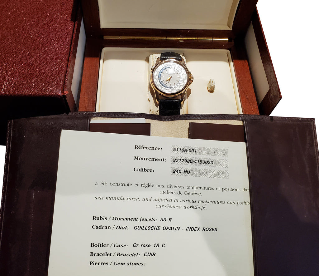 Patek Philippe 5110R World Time Watch circa 2004