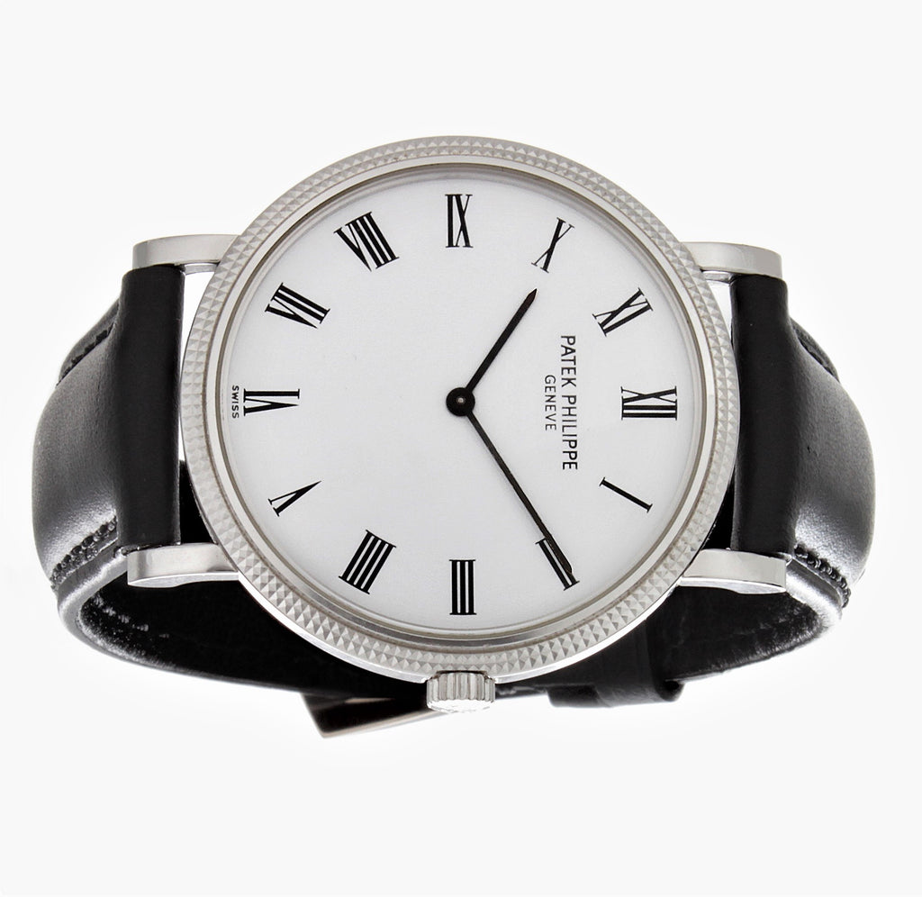 Patek Philippe 5120G Extra Thin Automatic Classic Calatrava Watch White Gold 35mm