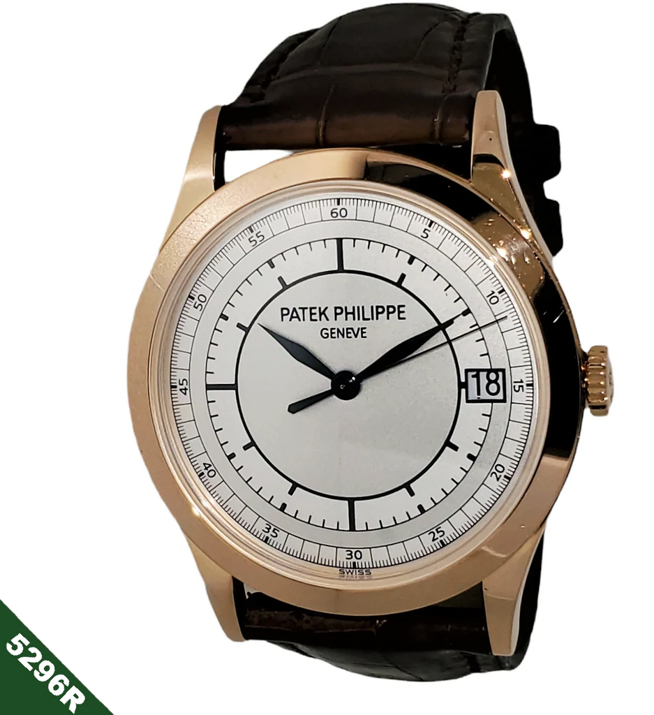 Patek Philippe 5296R Automatic Calatrava Sector Dial 38mm Circa 2009