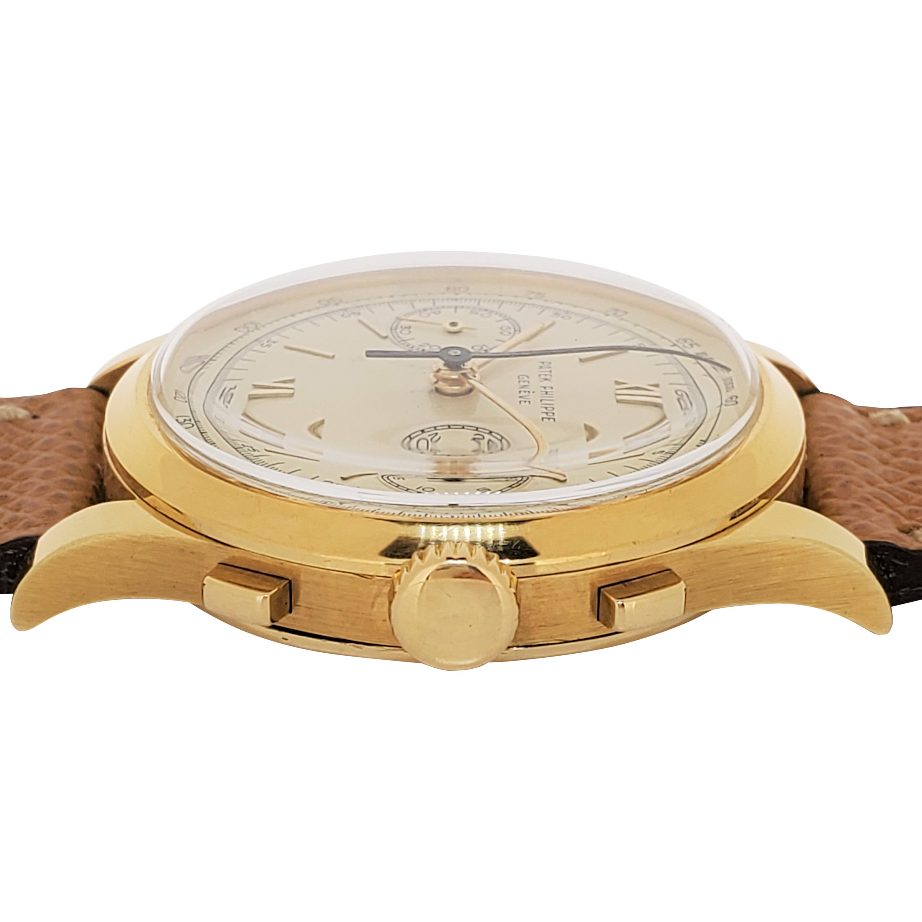 Patek Philippe 530J Vintage Chronograph Watch 36.5mm circa 1952 PatekMonger
