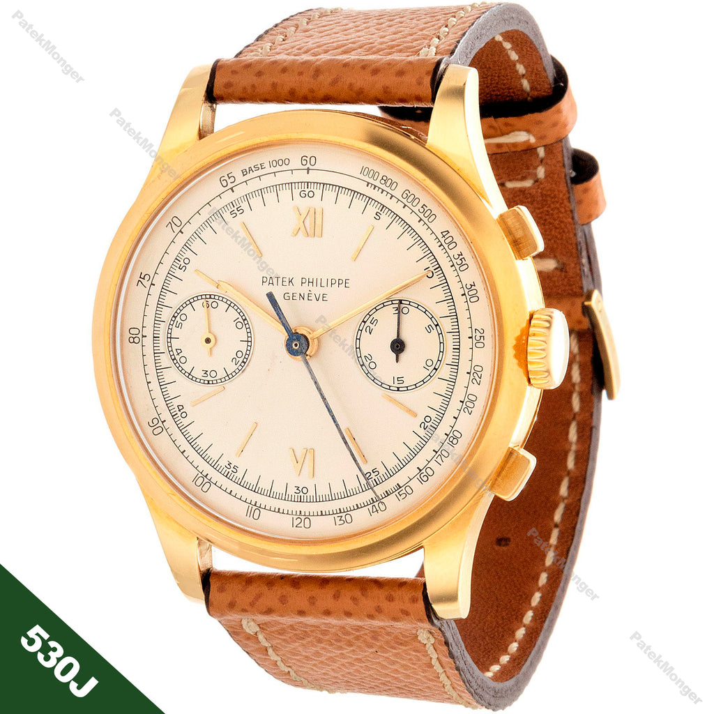 Patek Philippe 530J Vintage Chronograph Watch 36.5mm circa 1952