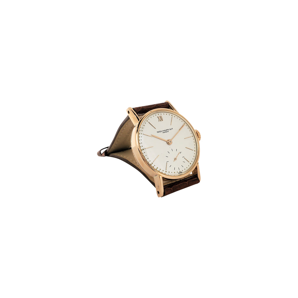 Patek Philippe 534R  Early Vintage Calatrava Watch in Rose Gold;  Circa 1941