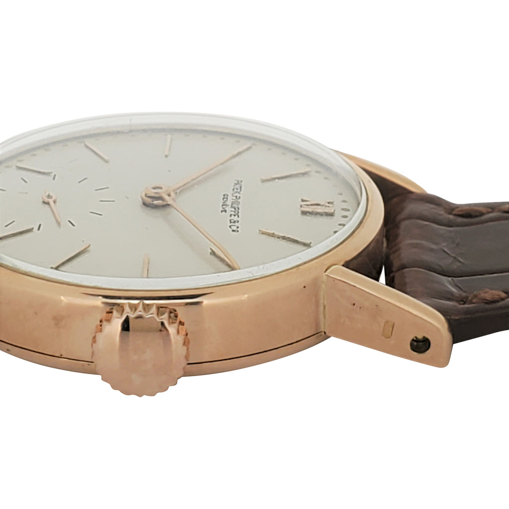 Patek Philippe 534R  Early Vintage Calatrava Watch in Rose Gold;  Circa 1941