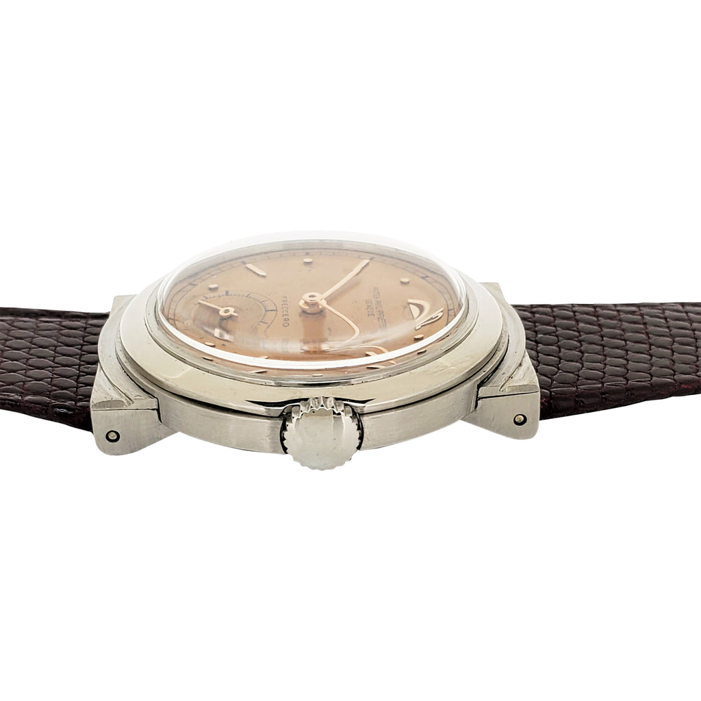 Patek Philippe 544A Vintage Stainless Steel Calatrava Watch Hooded Lugs, Circa 1940