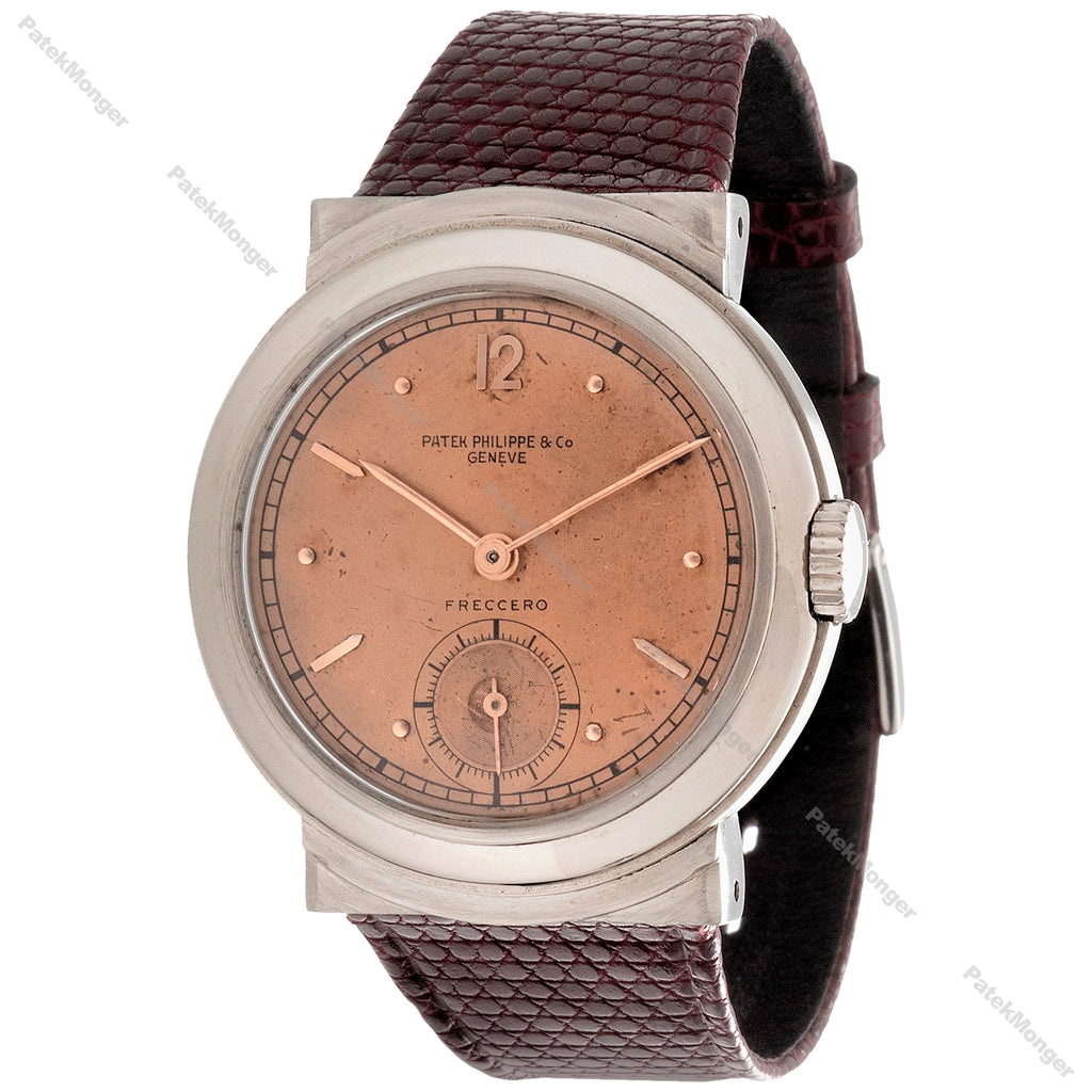 Patek Philippe 544A Vintage Stainless Steel Calatrava Watch Hooded Lugs, Circa 1940