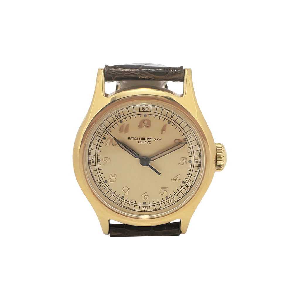 Patek Philippe 565J Calatrava withe the rare 12"' SC Center Sweep Second,  Circa 1942