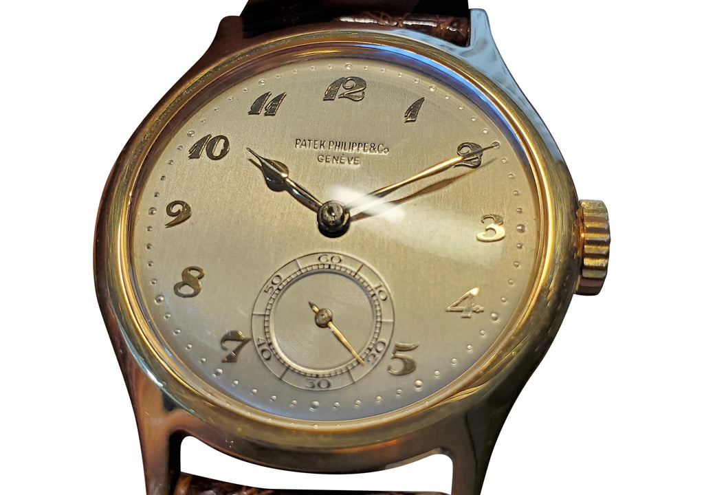 Patek Philippe 565J Breguet Dial, Water Resistant Calatrava Watch 35mm Circa 1946