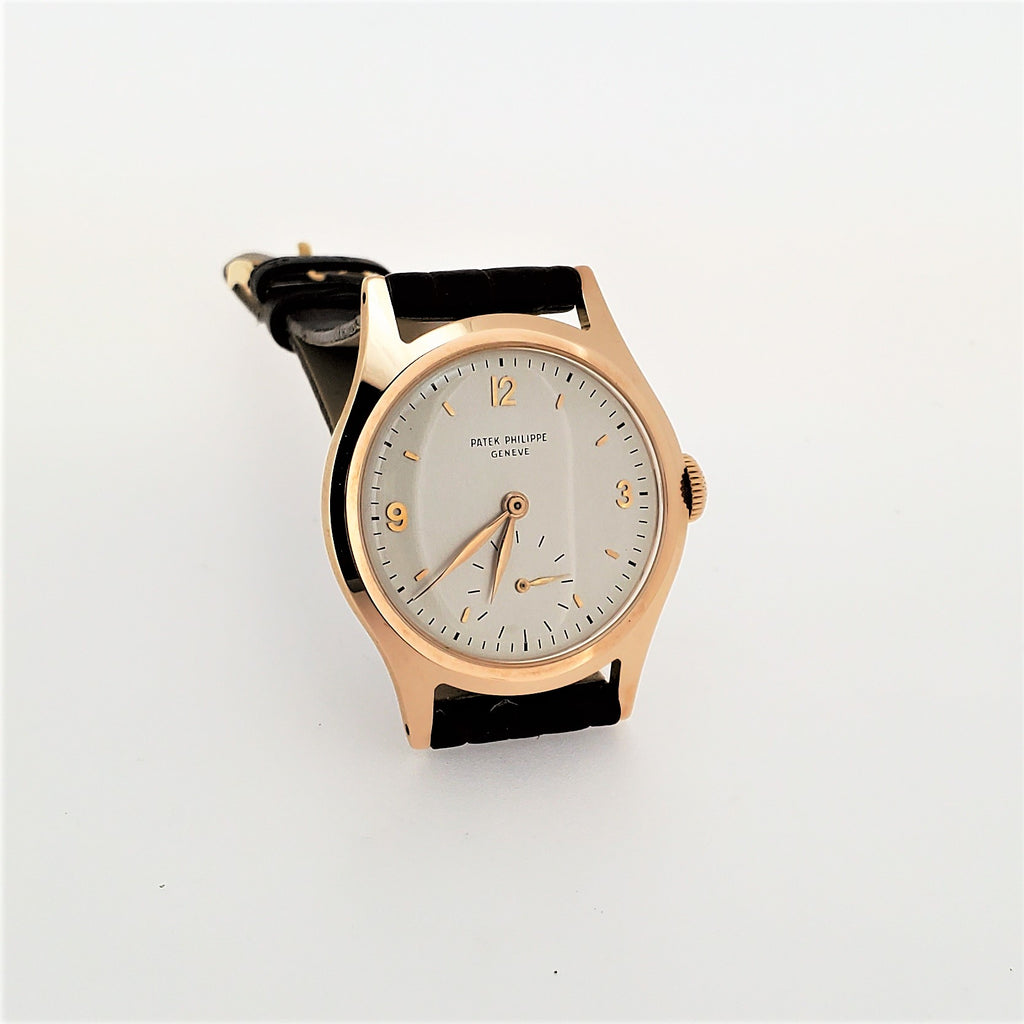 Patek Philippe 565R Vintage Water Restitant Calatrava Rose Gold Watch Circa 1949