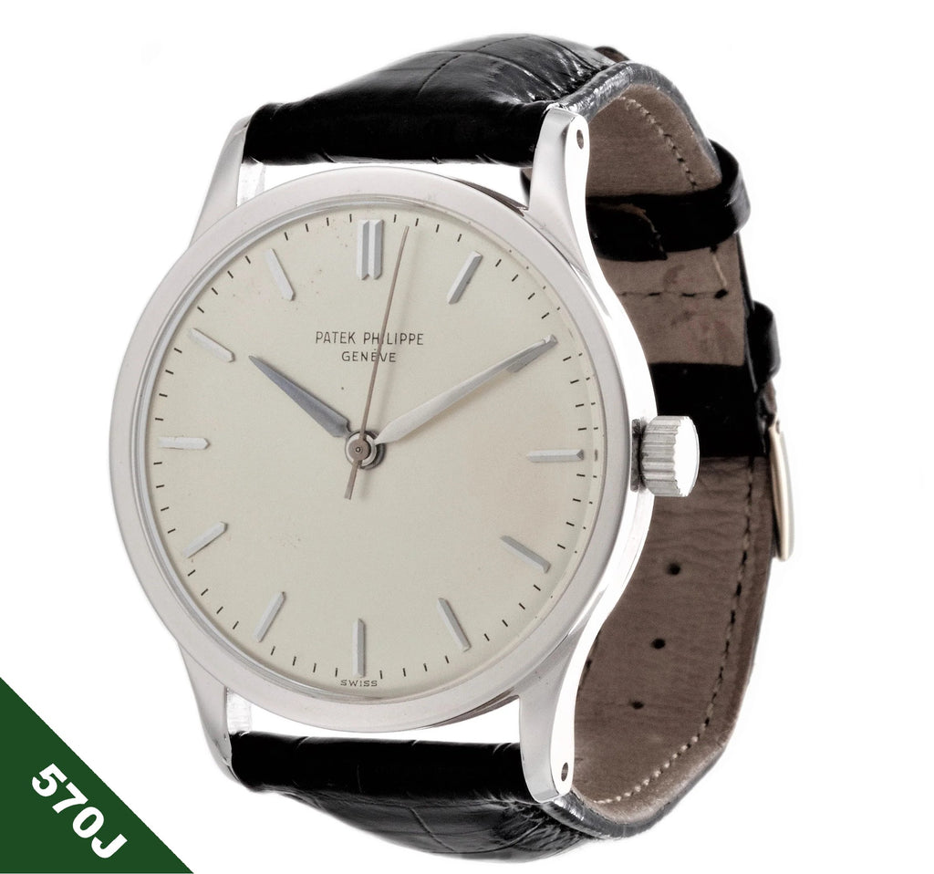 Patek Philippe 570G Vintage Calatrava Watch 35.5 mm Circa 1968