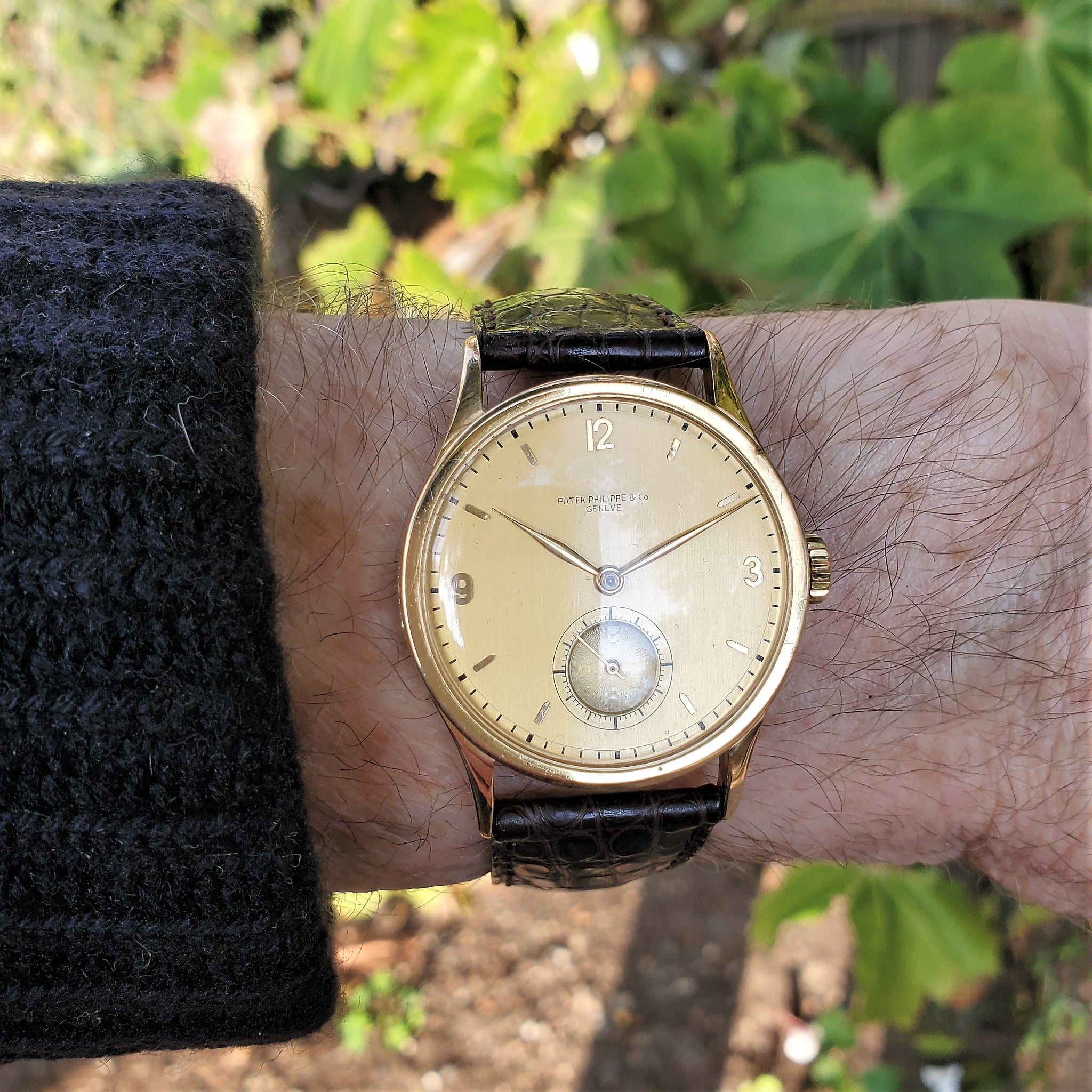 Patek Philippe 570J Vintage Oversized Calatrava Watch 35.5 mm