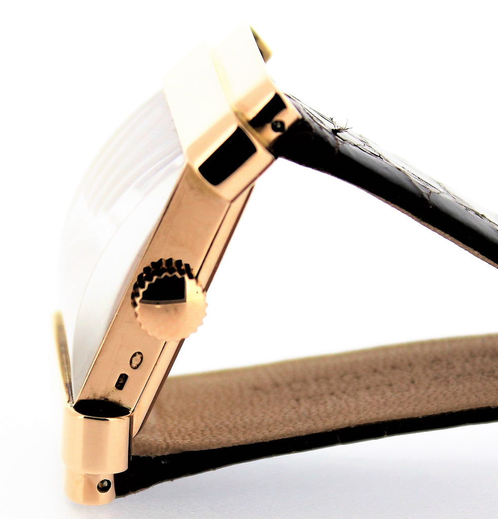 Patek Philippe 574R "TOP HAT" Rectangular watch with hooded lugs, circa 1939.