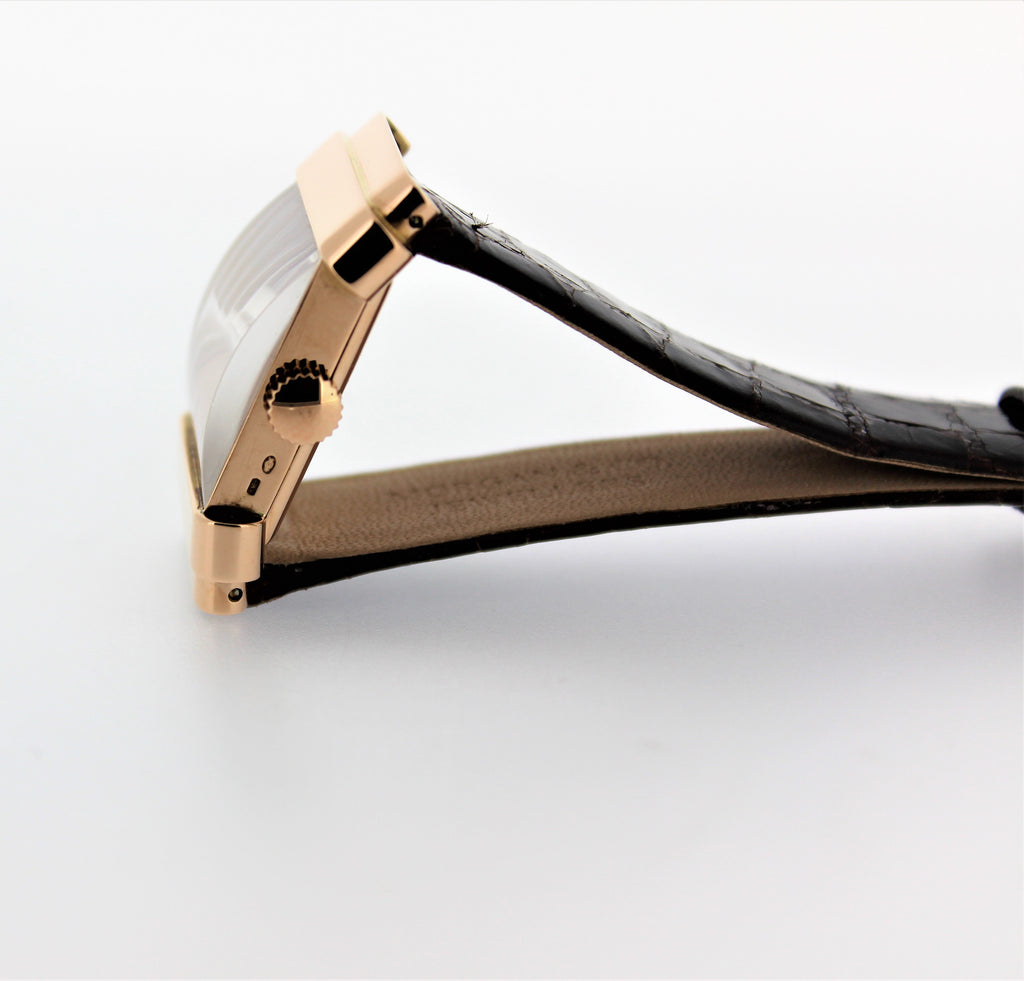 Patek Philippe 574R "TOP HAT" Rectangular watch with hooded lugs, circa 1939.