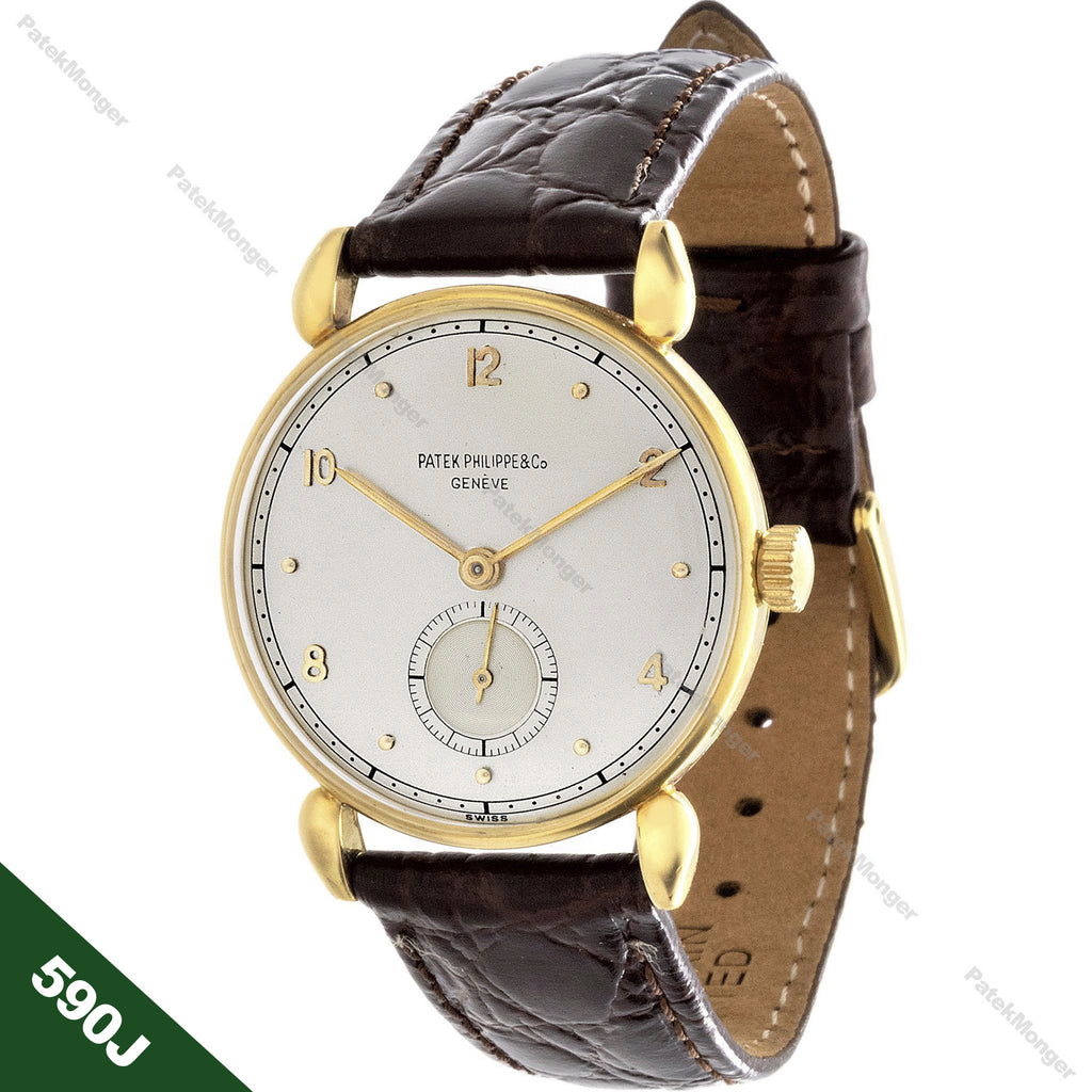 Patek Philippe 590J Vintage Calatrava Watch With Provenance  Circa 1945