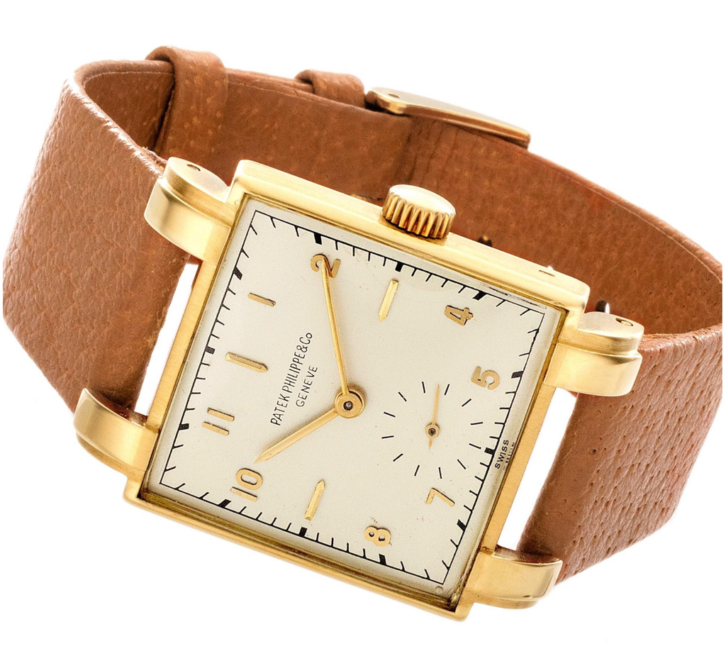 Patek Philippe 1566J Vintage Square Unisex Watch Circa 1947