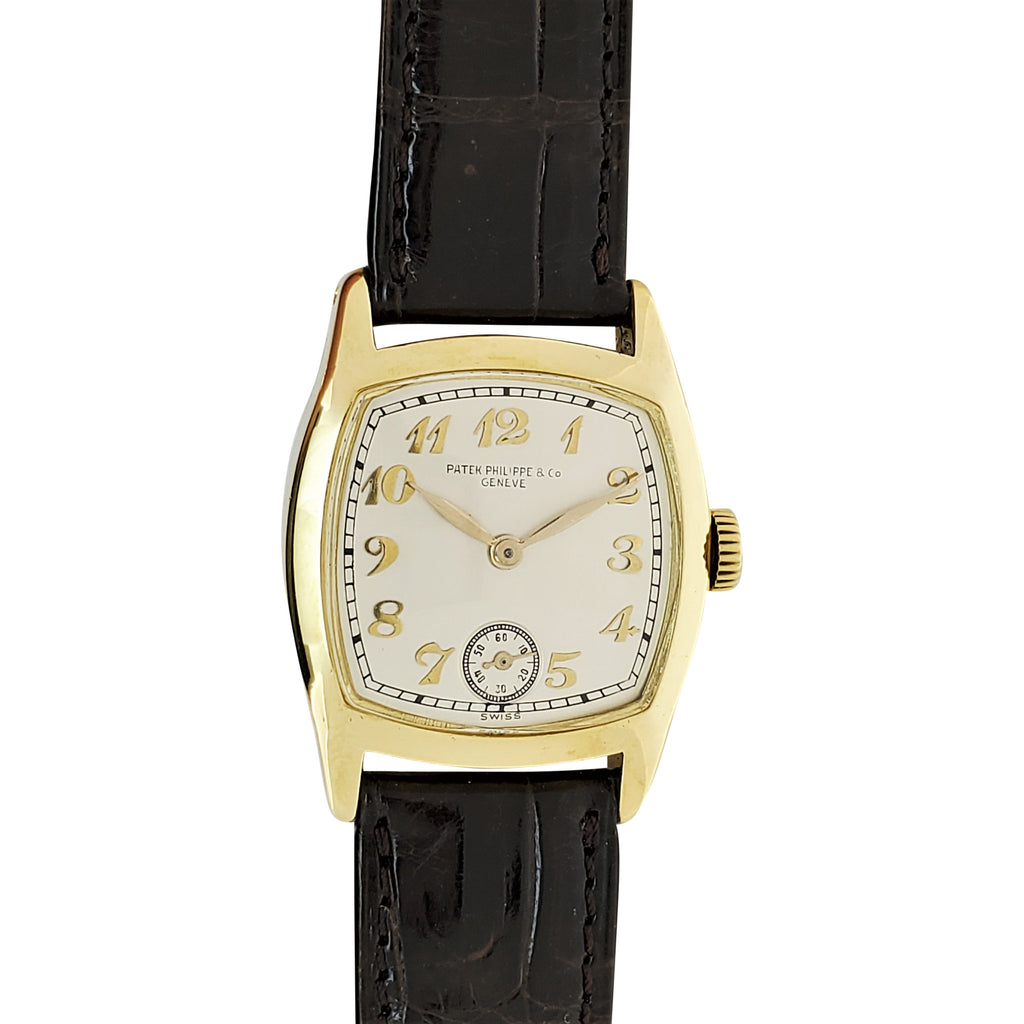 Patek Philippe Early No. 7 Vintage Cushion Watch Circa 1924